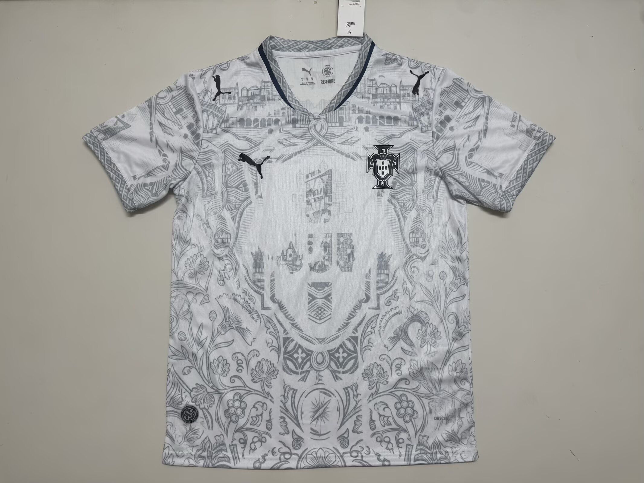 AAA Quality Portugal 26/27 Special White/Grey Soccer Jersey